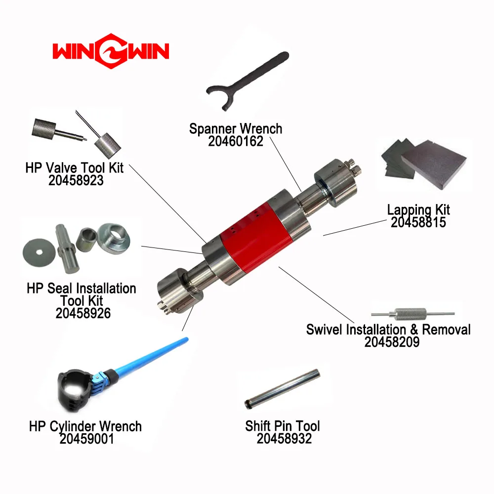 Waterjet Cutting Head Collet Retainer Collet Consumables Mixing Tube Collar Nozzle Collet for Waterjet Cutting Machine