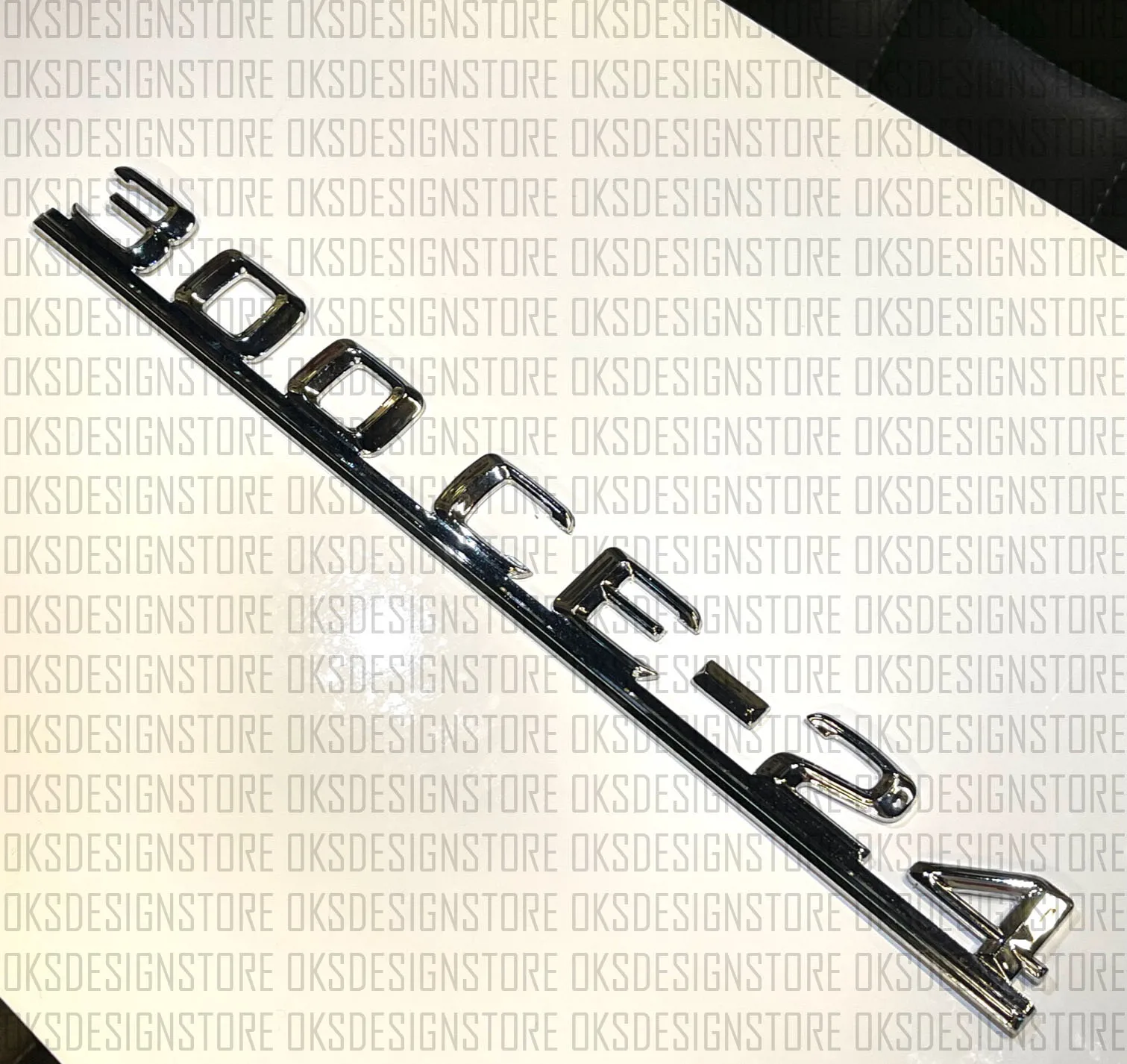 For Mercedes W124 Coupe Cabrio Cabriolet A124  300ce 24 Rear Trunk Badge Logo Emblem A1248173215 1985-1997