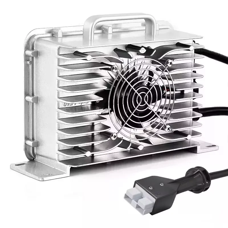 

36V(43.8V) 18A Golf Cart Battery Charger Compatible with EZGO Marathon,IP 67 Waterproof SB50 Plug Charger for Lithium Battery