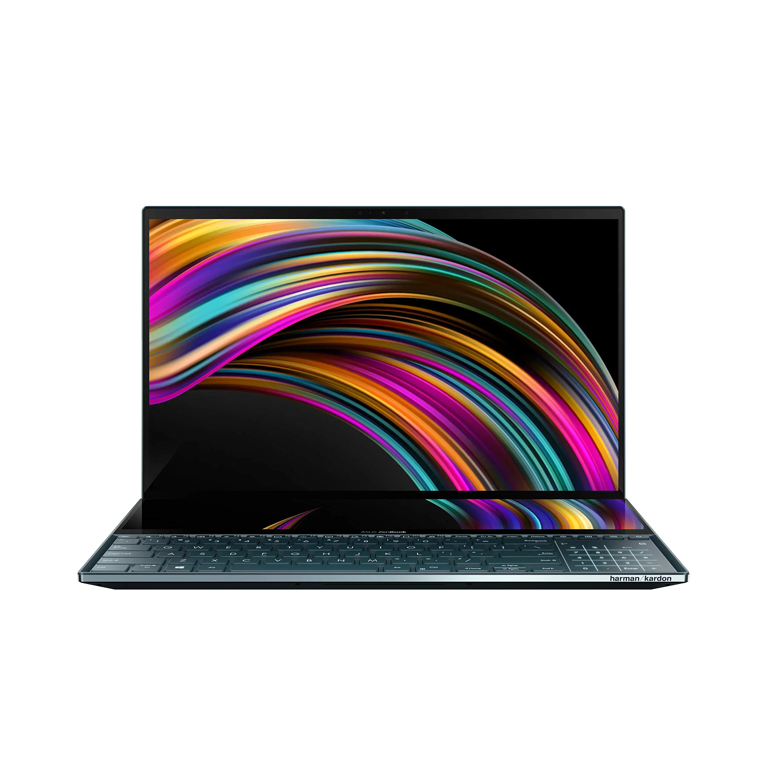 Melhores vendas com desconto no laptop A-ASUS ZenBook Pro Duo UX581 15.6 4K UHD NanoEdge Touch Display Intel Core i9-10980HK 64GB RAM 1TB