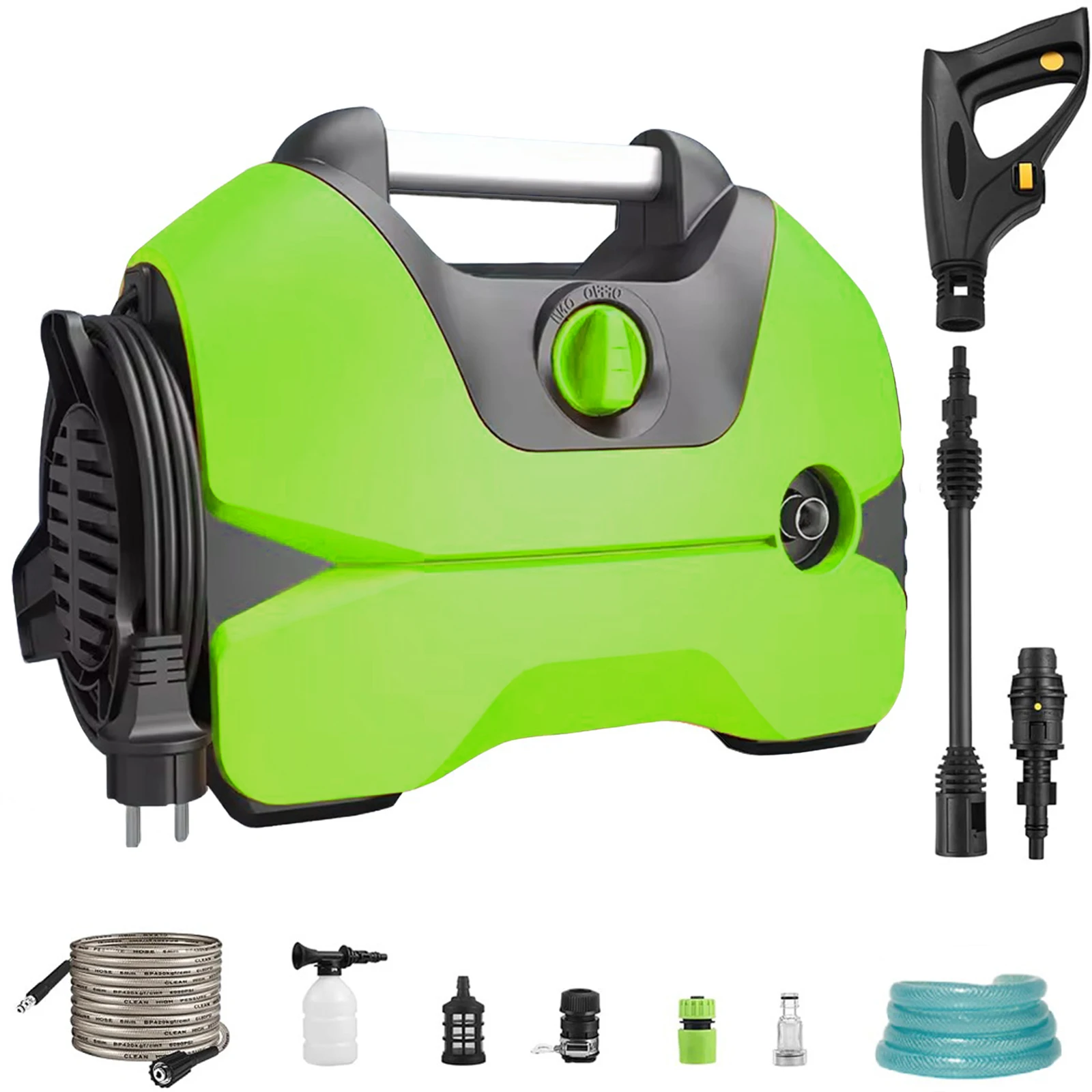 220V 3000W Hogedrukreiniger Huishoudelijke Schoner Waterdruk Wasmachine Auto Waterpistool Hooghandige Auto wassen Schoonmaken