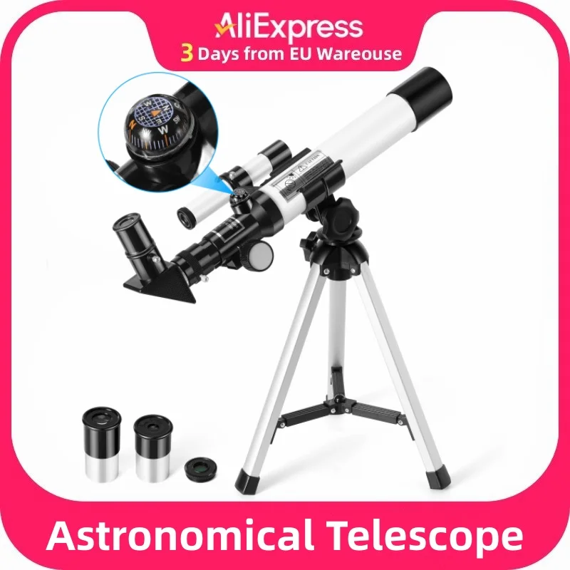 40040 Astronomical Telescope Monocular Professional Astronomical Telescope Reflecting Spyglass Camping for Travel Children Gifts