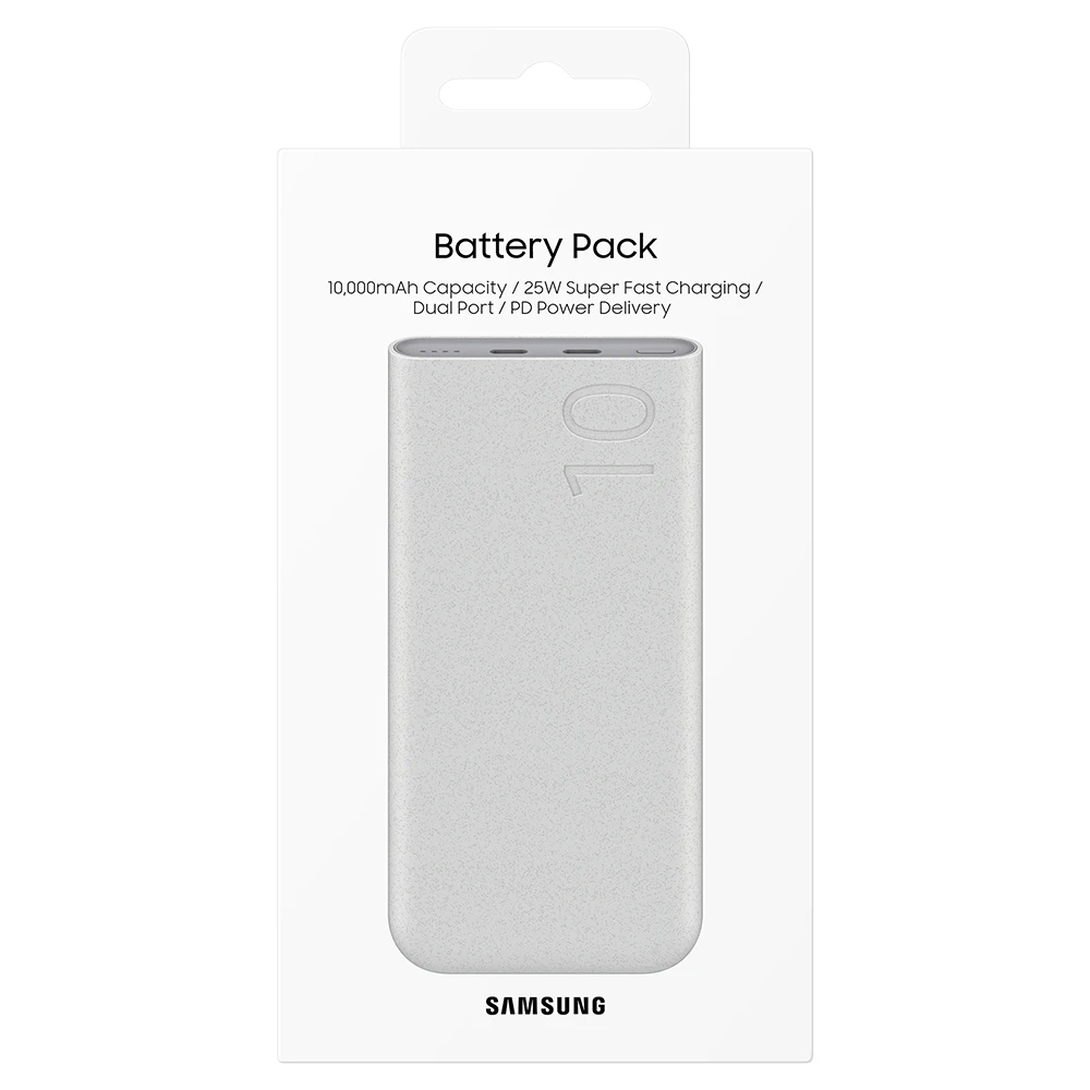 Samsung genuine 25W charging PD auxiliary battery EB-P3400 capacity 10,000mAh 2 units simultaneously connected