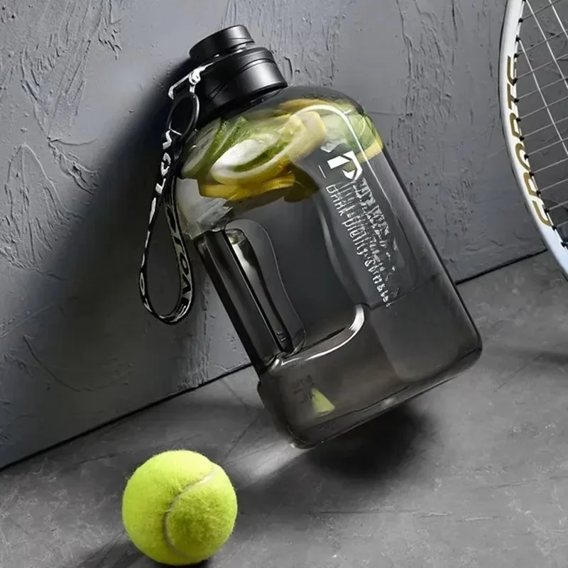 AliExpress NONE 1.7L/2.7L Sports Water Bottle Gym Cycling Cup Portable Large Capacity Water Bottle For Fitness Camping Men Water Kettle