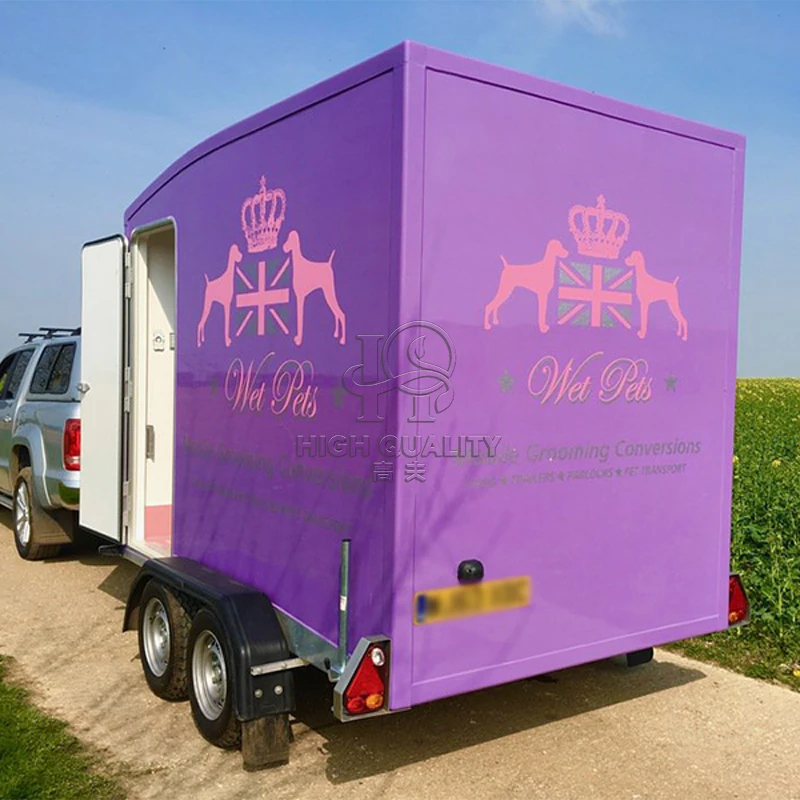 

New Mobile Pet Grooming Trailer Dog Wash Station Van Custom Built Pet Salon Truck Fully Equipped for Sale USA