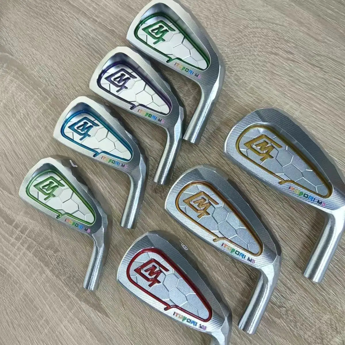 

Men's Golf Clubs silvery ITOBORI MTG Golf Irons fourth generation 7pcs 4-9P R/S/SR Flex Steel/Graphite Shaft