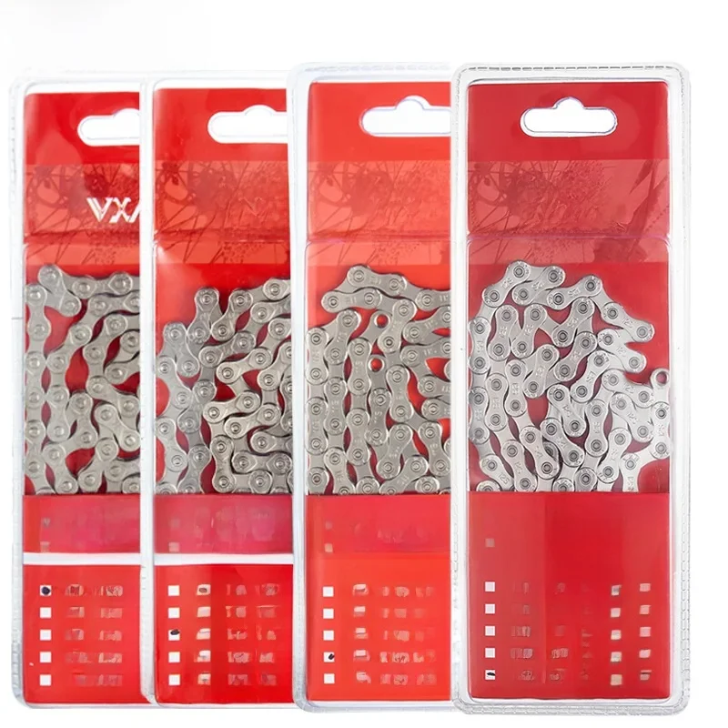 AliExpress HUIJING 8 11 12 Speed Chain Bike Chain Rust Proof Sensitive Colorful Electroplating for Road Mountain Bikes Color Bike Chain accesories