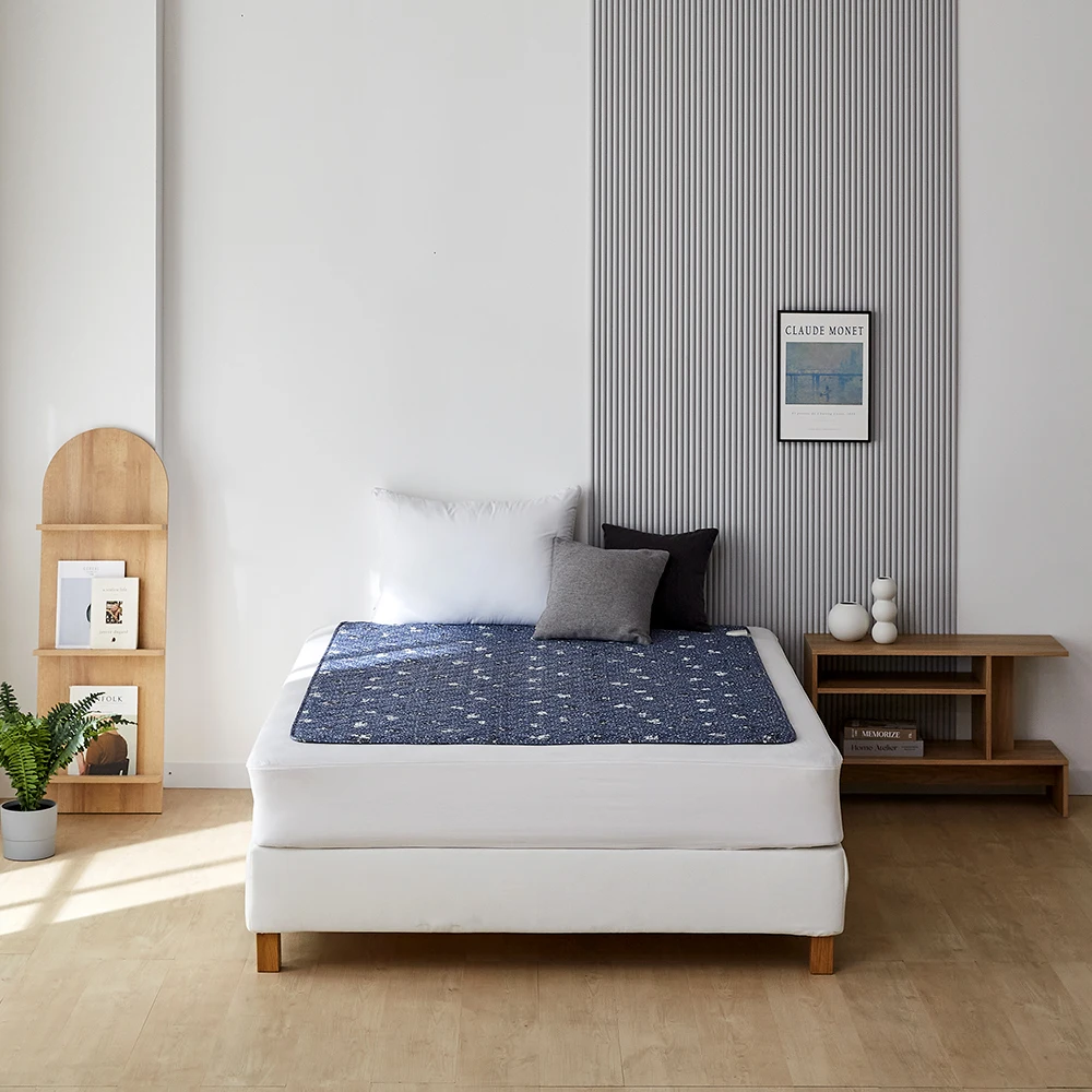 جهاز هانيل الطبي، وسادة تسخين من ألياف الكربون مصنوعة كوريةًا، بطانية كهربائية بنمط الدب، مقاس مزدوج (كبير).