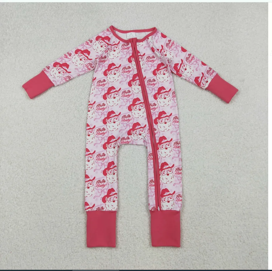 طفل أطفال سانتا بني داكن كامو طباعة الإخوة طويلة الأكمام السروال القصير الرضع عيد الميلاد حللا الملابس #4