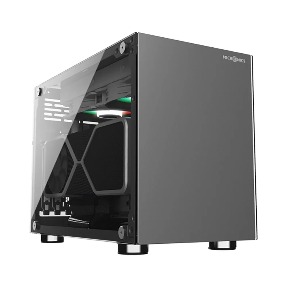 MICRONICS POCO ITX TENIFIED Glass (Black)