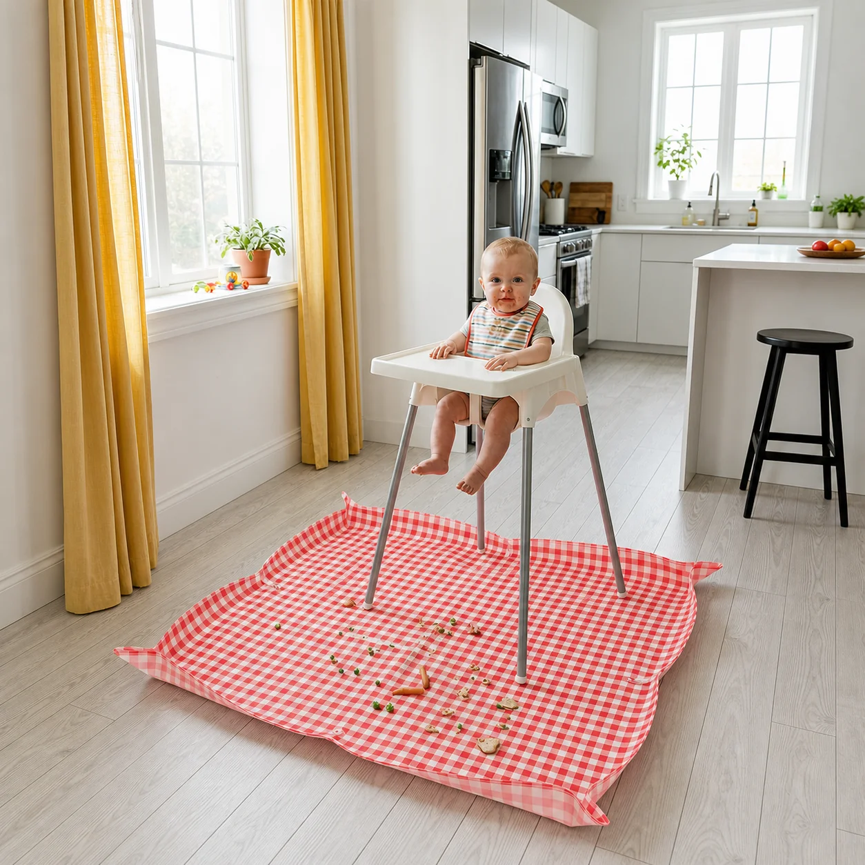 Baby Food Eating Chair - Tapete para Bebé para Suelo y