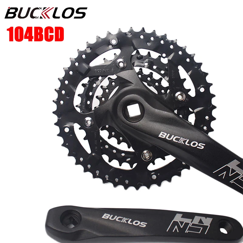 

Шатуны BUCKLOS 104, 38/26 т, 42/32/24 т, велосипедная звездочка, двойная тройная скорость, набор шатунов для горного велосипеда, 9 s, 10 s, звездочка для горного велосипеда