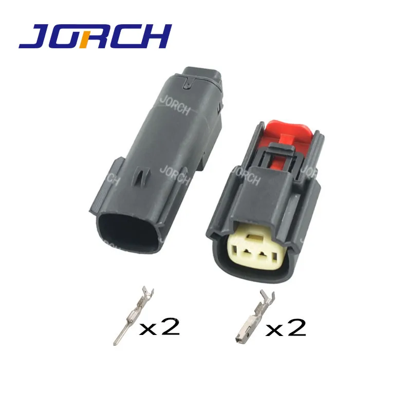 2 way MX150 (060)  Receptacle female black A sealed connector waterproof auto wire harness connector 33471-0201 33481-0201