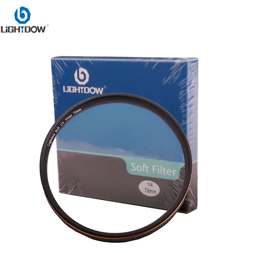 Lightdow 1/4 White Soft Lens Filter 49mm 52mm 55mm 58mm 62mm 67mm 72mm 77mm 82mm for Camera Canon Nikon Sony Lens Filter