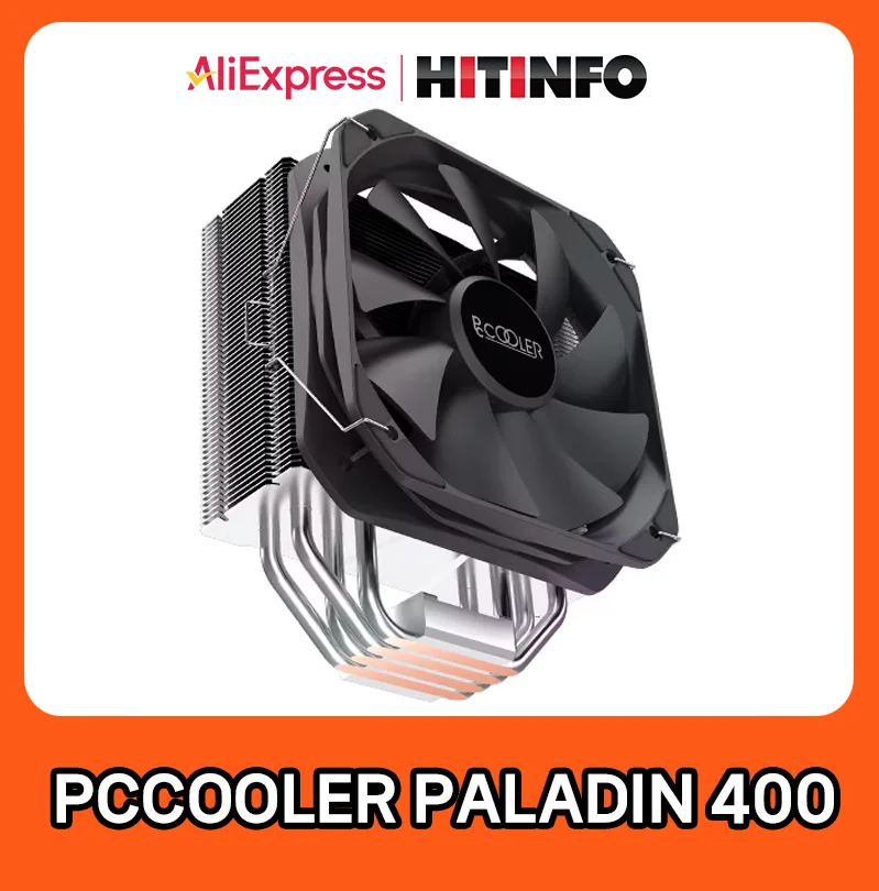 Pccooler Paladin 400 (Black) /Cpu Air Cooler/International Genuine/International Delivery