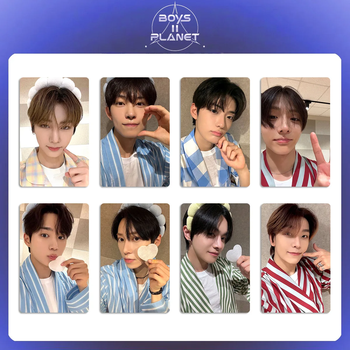 BOYS PLANET Card ALPHA DRIVE ONE Special Card Double Sides Printing Bright Film LOMO Card JUNSEO ARNO LEO Fans Collection Gift