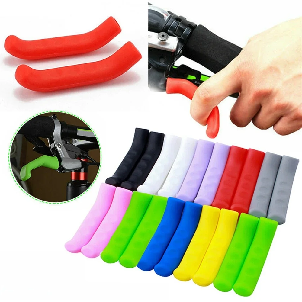 AliExpress NONE Mountain Bike MTB BMX Bicycle Soft Brake Fixed Pair Lever Grips Protectors Cover