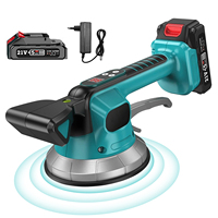 21V 10 speed Tile Tiling Machine Electric Wall Floor Tiles Laying Vibrating Tool Enlarged Suction Cup Home Tile Paving Device