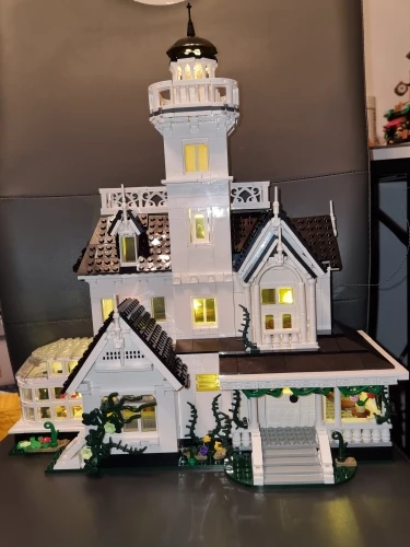 1877 Pcs Magic House Blocks Set Owens House Building Set Creator Architecture Model Home Office Decor Gift for Adults photo review