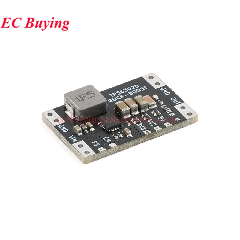 10 szt./1 szt. TPS63020 3.3V 4.2V 5V Moduł Automatycznego Podwyższania/Obniżania Napięcia Baterii Litowej XL63020 Mikrokontroler Zasilanie Niska Riempel — zdjęcie produktu 3