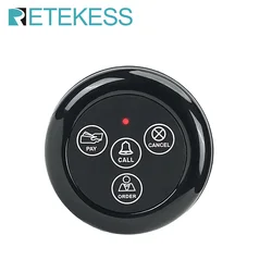 Retekess-ワイヤレス通話ボタン,防水送信機,人事呼び出しシステム,レストラン,カフェ,バー,td032,1個に適合