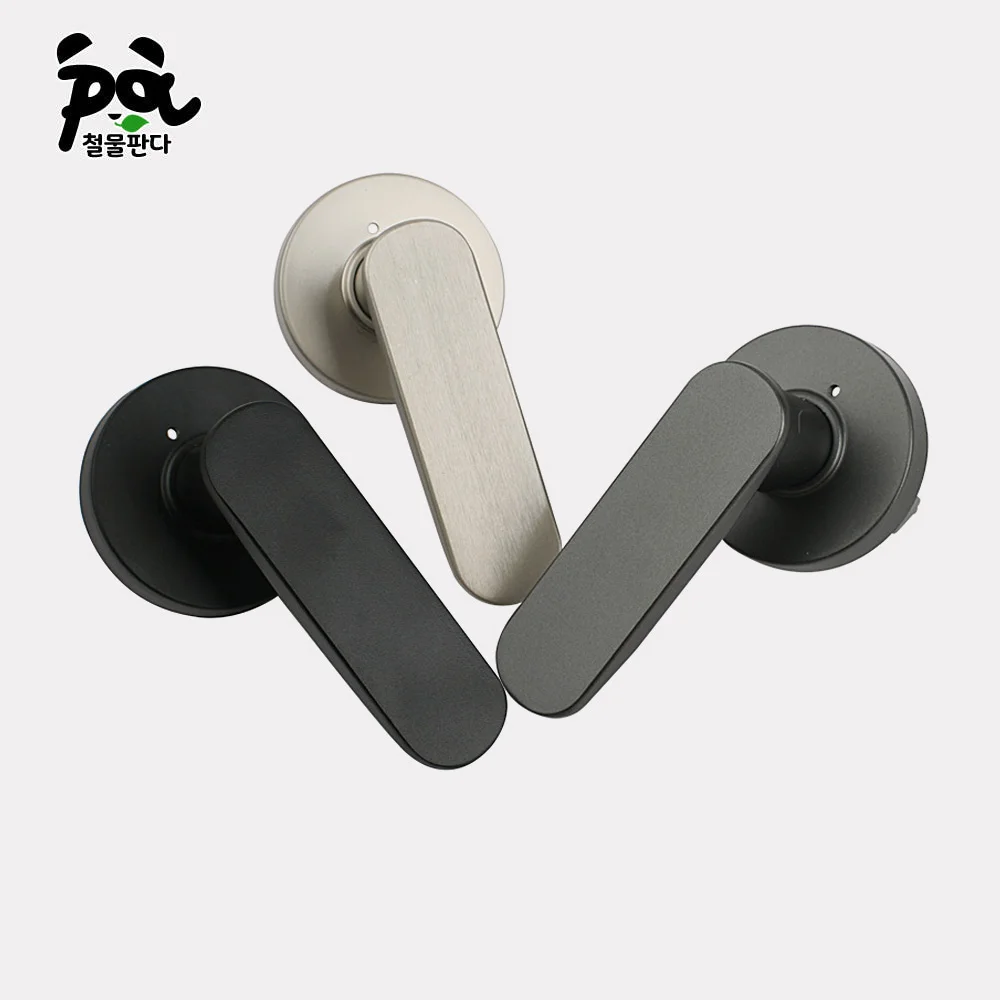 مقبض باب من نوع زر هال ، مقبض خصوصية ، رافعة رافعة #1