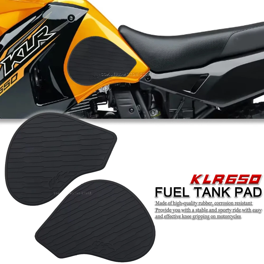 

For KLR650 klr650 Motorcycle Accessories Fuel Tank Pad Protector Sticker Side Anti Slip Protection Pad Knee Grip