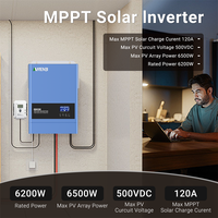 ANENJI 11KW 6.2KW Solar Inverter 48V On Grid Off Grid Hybrid Inverter Built In MPPT 160A/120A Solar Charge Controller With BMS
