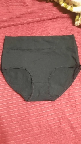 4Pcs/Lot High Waist Underwear Cotton Panties Women Body Slim Abdominal Underwear Plus Size Girls Briefs Female Lingerie Shaper photo review