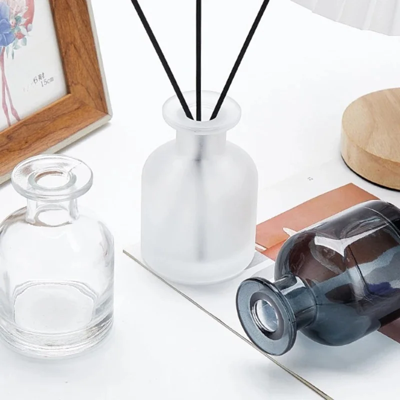 Bouteille Diffuseur de sexuellement pour la Maison, Récipient en Verre, Diffuseur d'Huile Essentielle, Bâtonnets, Cadeaux de ix, 50ml, 1 Pièce