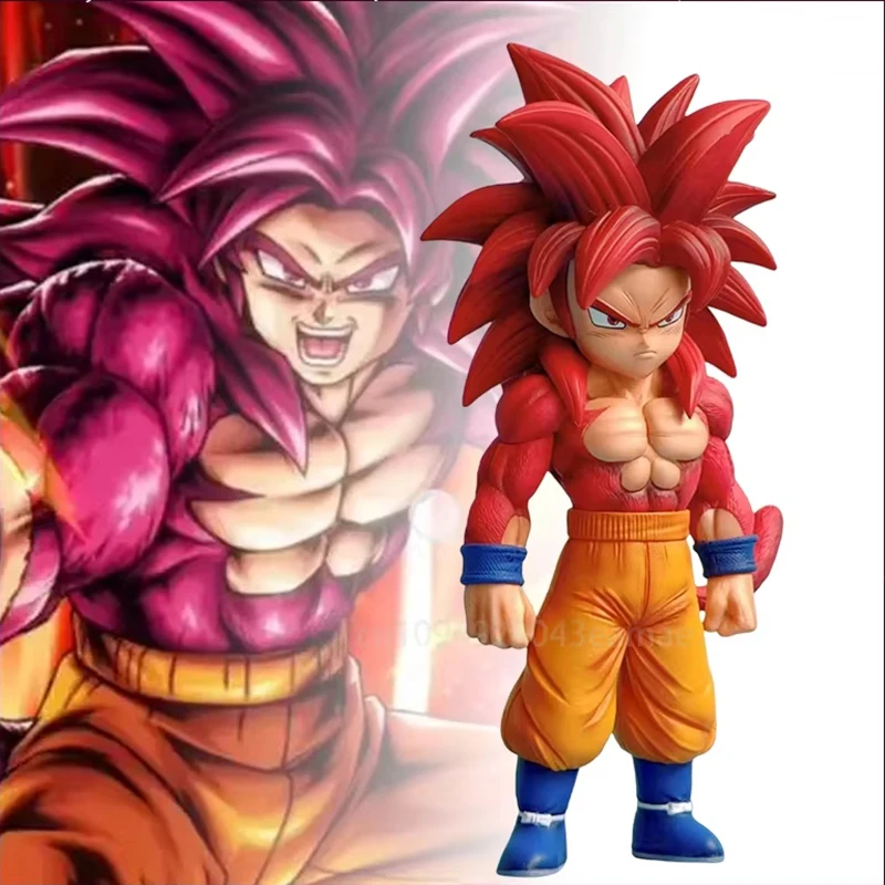 17cm Dragon Ball Daima Super Saiyan 4 Goku Anime Figure Ss4 Son Goku Action Figurine Pvc Model Ornament Collectible Gifts