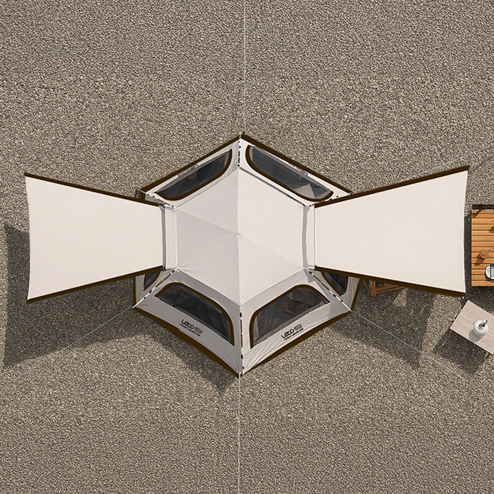 레토 육각돔 원터치텐트 그늘막 쉘터 캠핑 피크닉 LCE-OT02 - 4