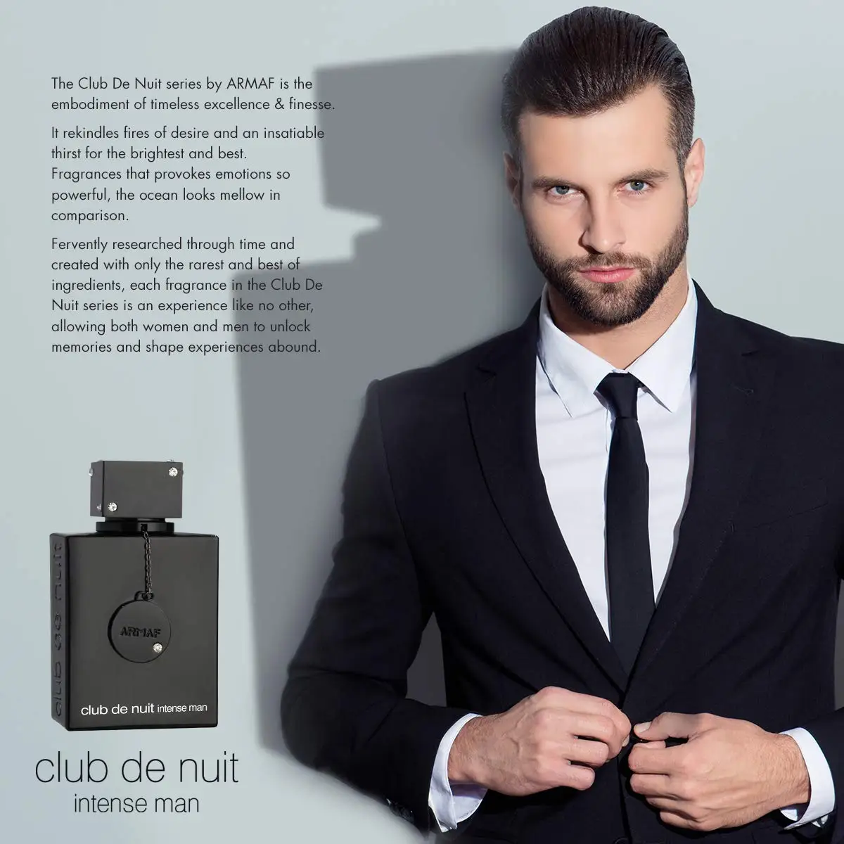 Armaf Club De Nuit เข้มข้นสำหรับผู้ชาย-สเปรย์ Eau de Toilette ติดทนนาน3.6ออนซ์-Bold & masculine Woody Citrus