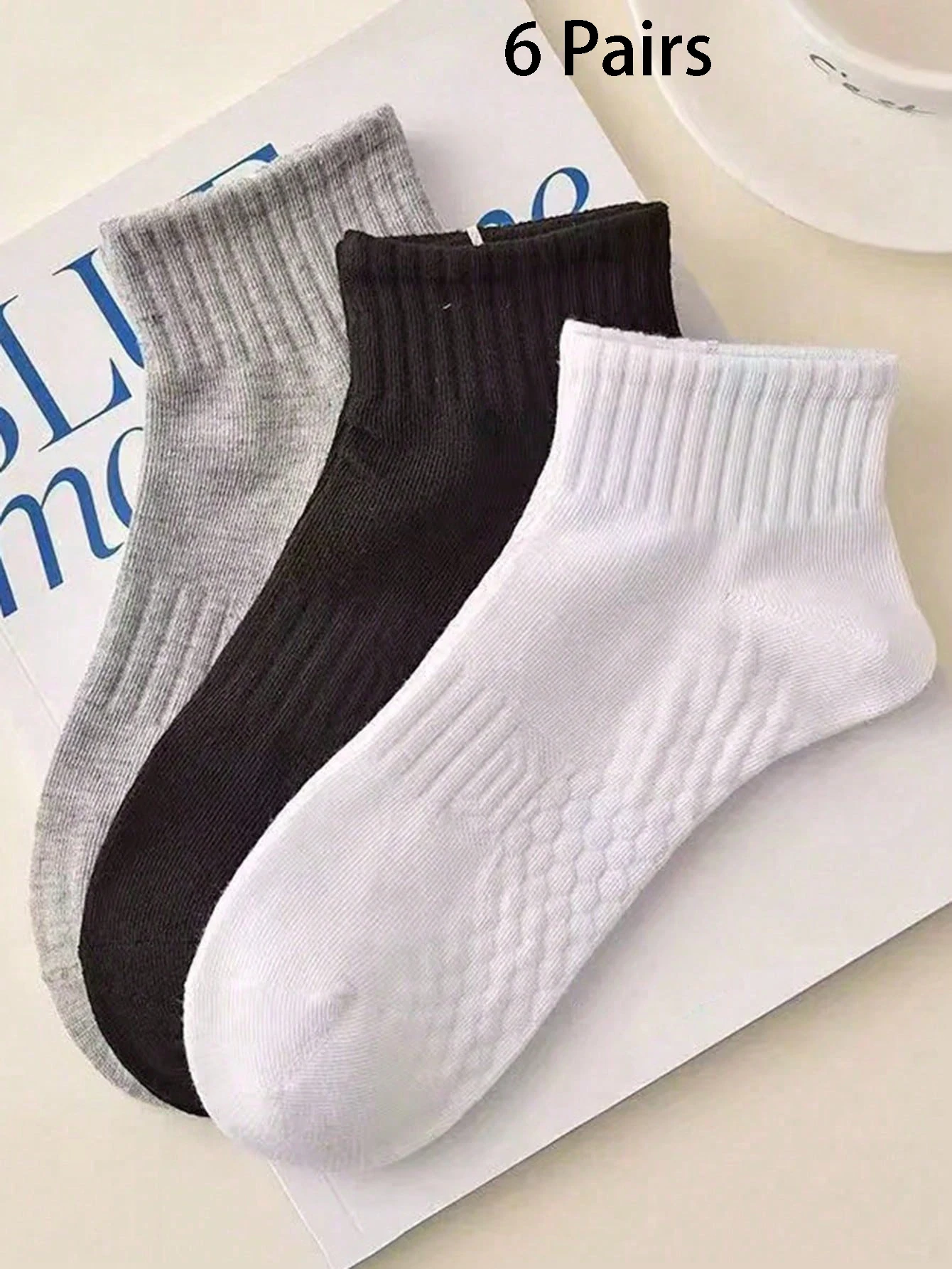6 pares de calcetines para hombre y mujer, calcetines hasta el tobillo, ropa barata en oferta, Y2K, zapatos deportivos bonitos y divertidos, regalo