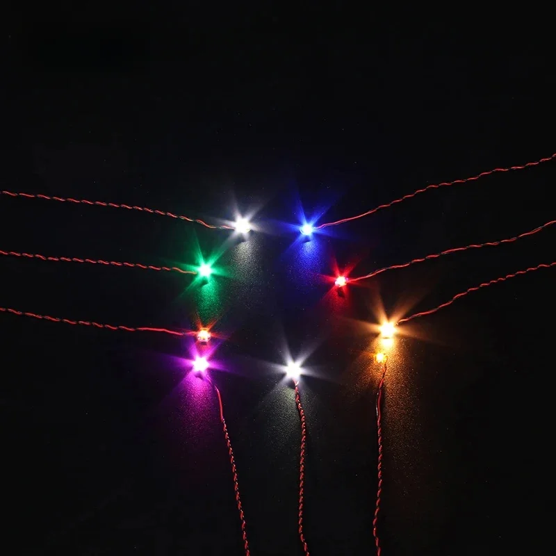 Vonado 5V lumière LED accessoires pour Lego éclairage bricolage ventilateurs 2 pièces/paquet points lumières compatibles avec les modèles de blocs de construction