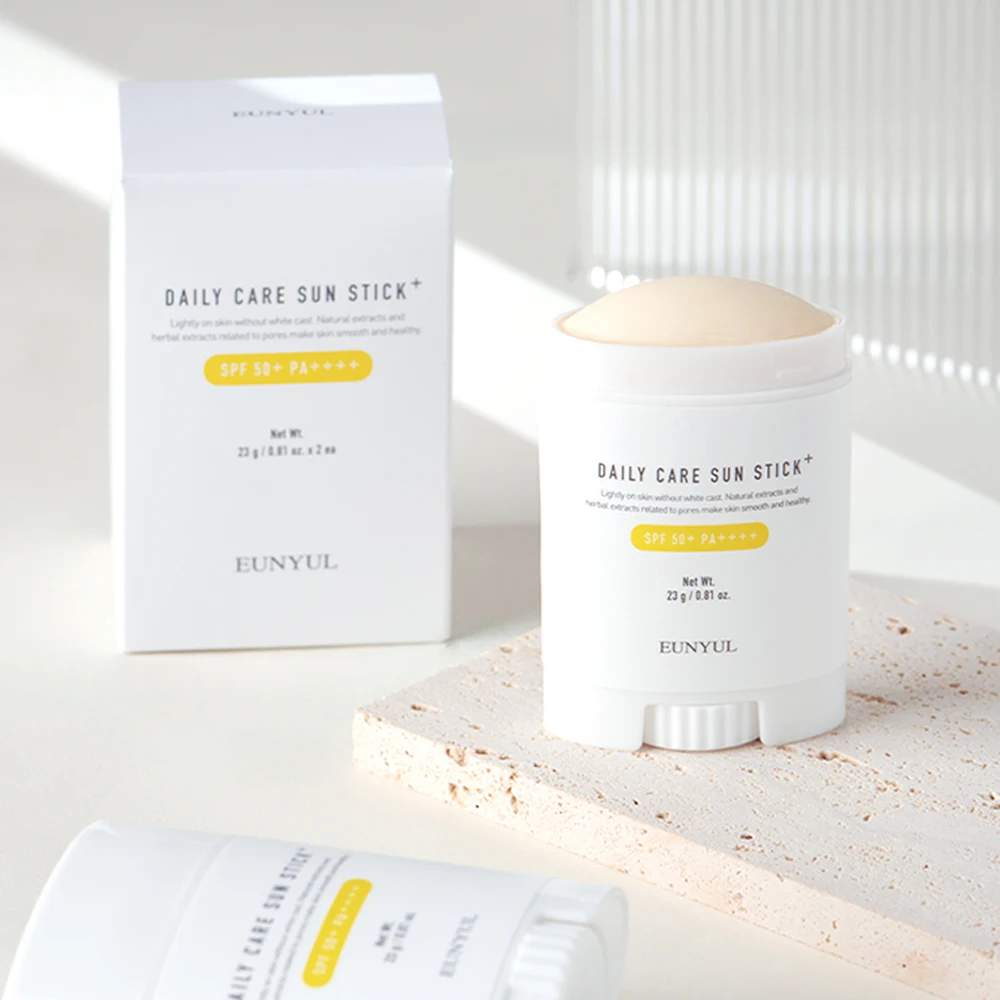 Eunyul عصا شمس للعناية اليومية بالإضافة إلى ذلك ، SPF50 PA + ، واقي من الشمس ، 1 + 1