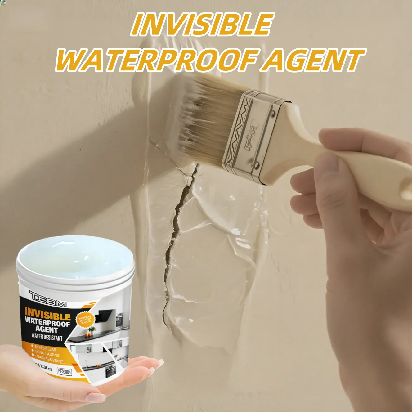 Invisible Waterproof Coating Sealant Agent Transparent Sealing Coating Strong Insulating Sealant Clear Sealant Repair Tool 300g