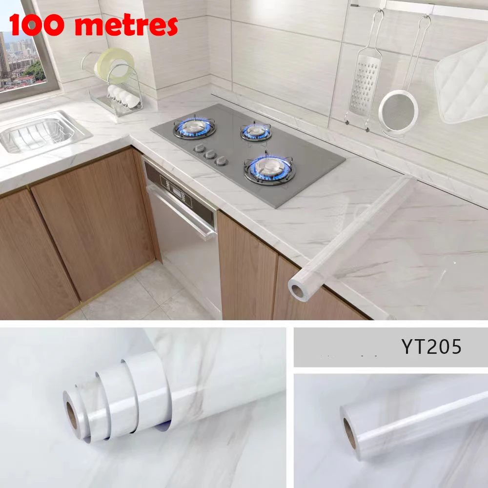 

40cm volcanic rock kitchen oil proof film stove waterproof self-adhesive wallpaper countertop cabinet ceramic tile wall sticker