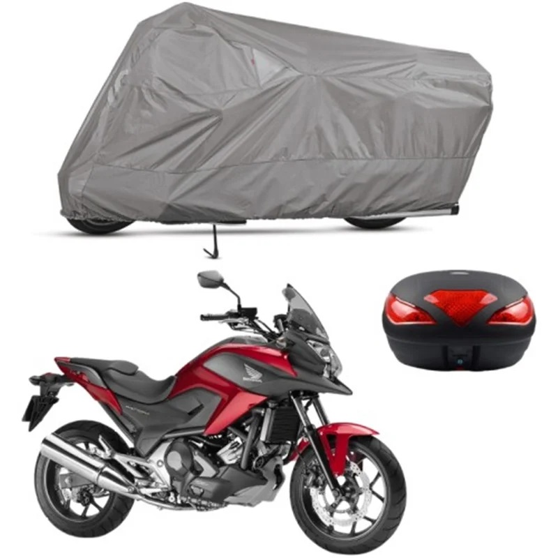 Teksin Honda Nc 750 x Dct Rear Bag Compatible Motorcycle Canvas Engine Cover