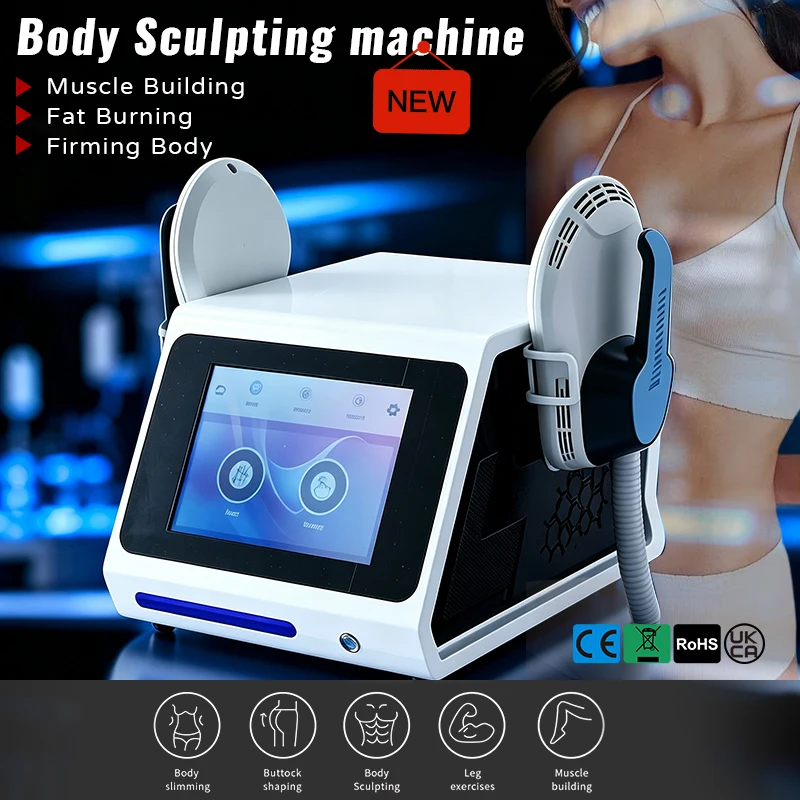 Dispositivo Profesional MECAVIE 2 en 1 EMS RF para Tonificación Muscular y Contorno Corporal, 6500W, Estimulación Muscular, Escultura Abdominal