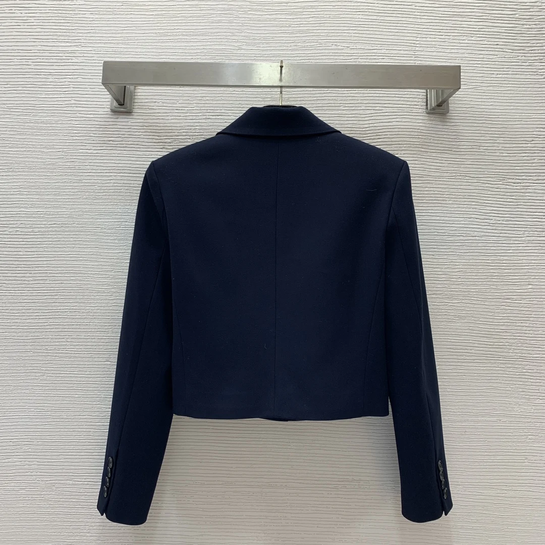 

High quality spring and summer women's one button lapel short suit jacket SU241