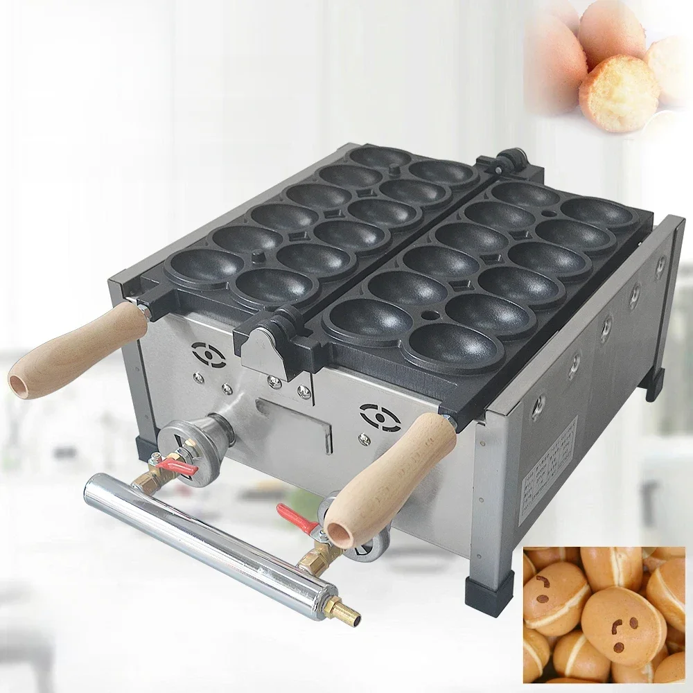XEOLEO Commercial 12 Holes Egg Shaped Waffle Makers 1800W Waffle Making Machine Goose Egg Cake Machine Non-Stick
