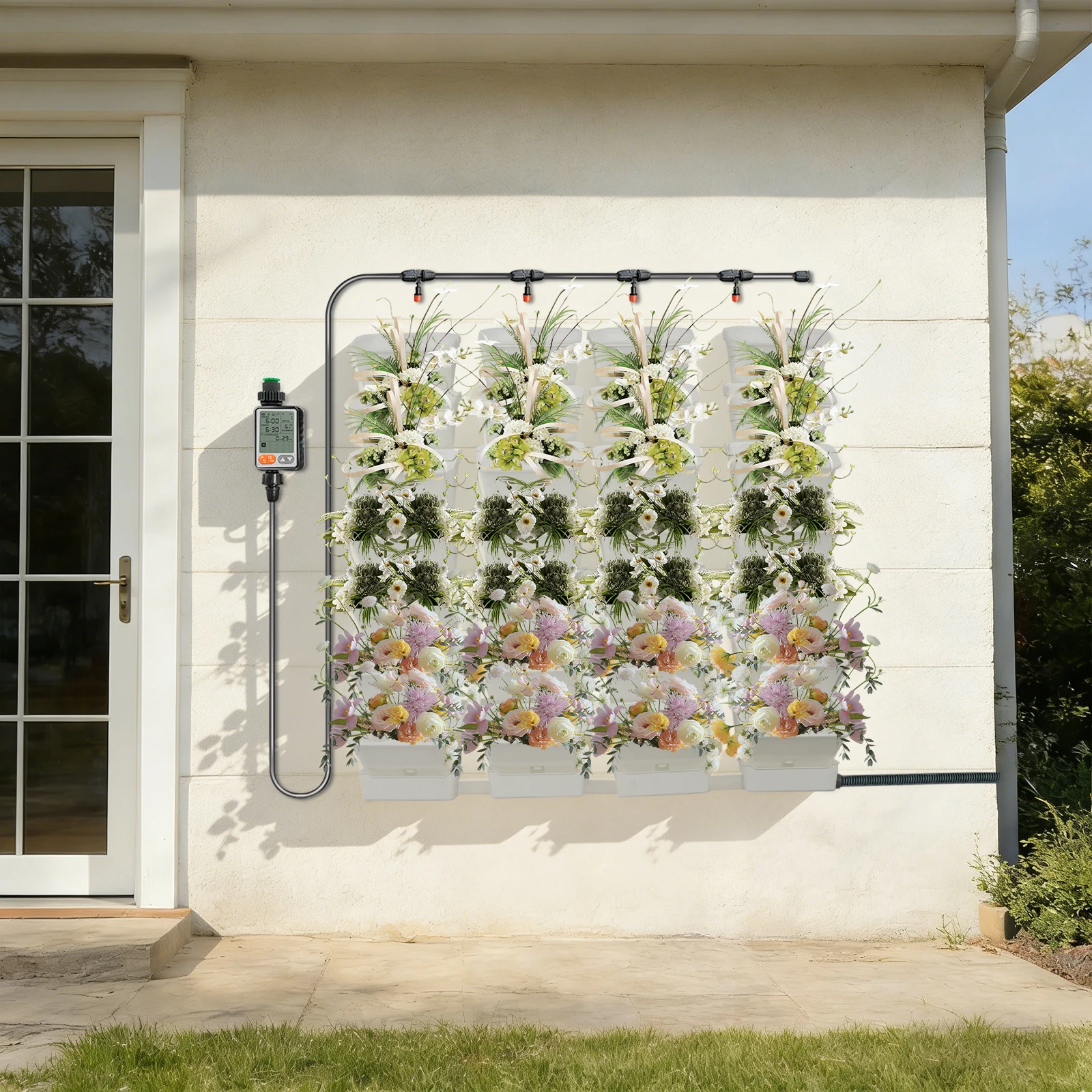 56 Planting Holes Vertical Wal - Self Watering Pot Sensor review and price