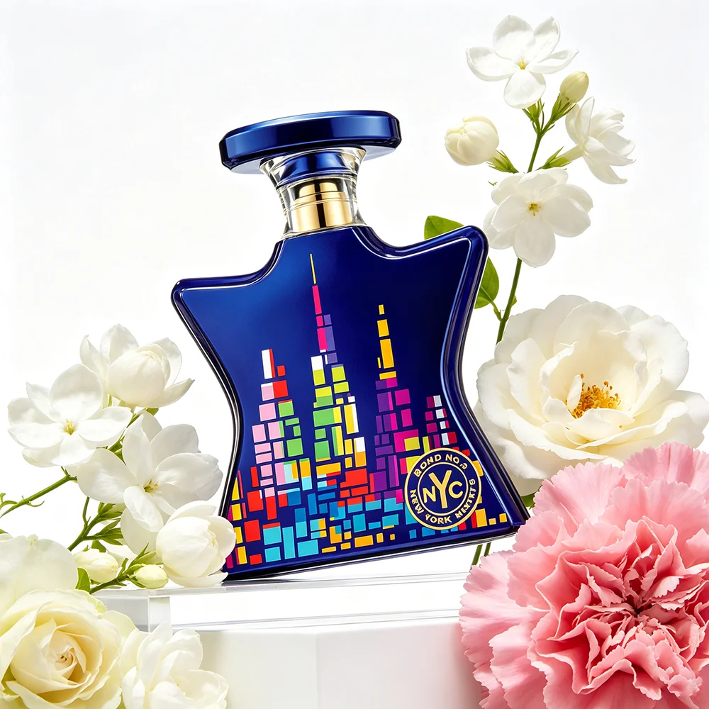 Bond No.9 New York Nights Perfume 100ml Unisex Amber Scent Jasmine Gardenia Carnation Coffee Caramel Patchouli Sandalwood Long Lasting EDP Luxury Star Bottle Gift view 2