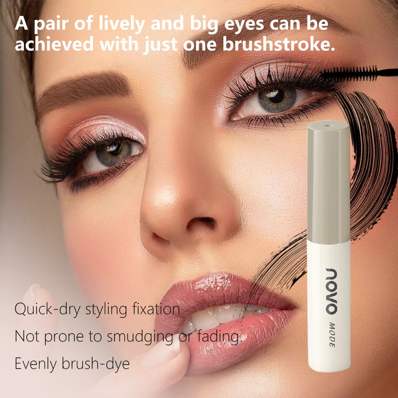 Black Mascara, Waterproof & Long-Lasting, Volumizing and Curling, Suitable for Mascara Base and Everyday Look