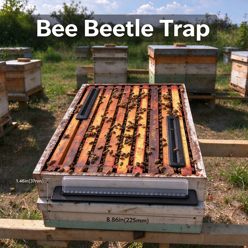 Bee Beetle Trap for Beehive Bee Hive Beetles Blaster Trap Hive Beetle Trap Beekeeping Tools Mite Beetle Traps Pest Control