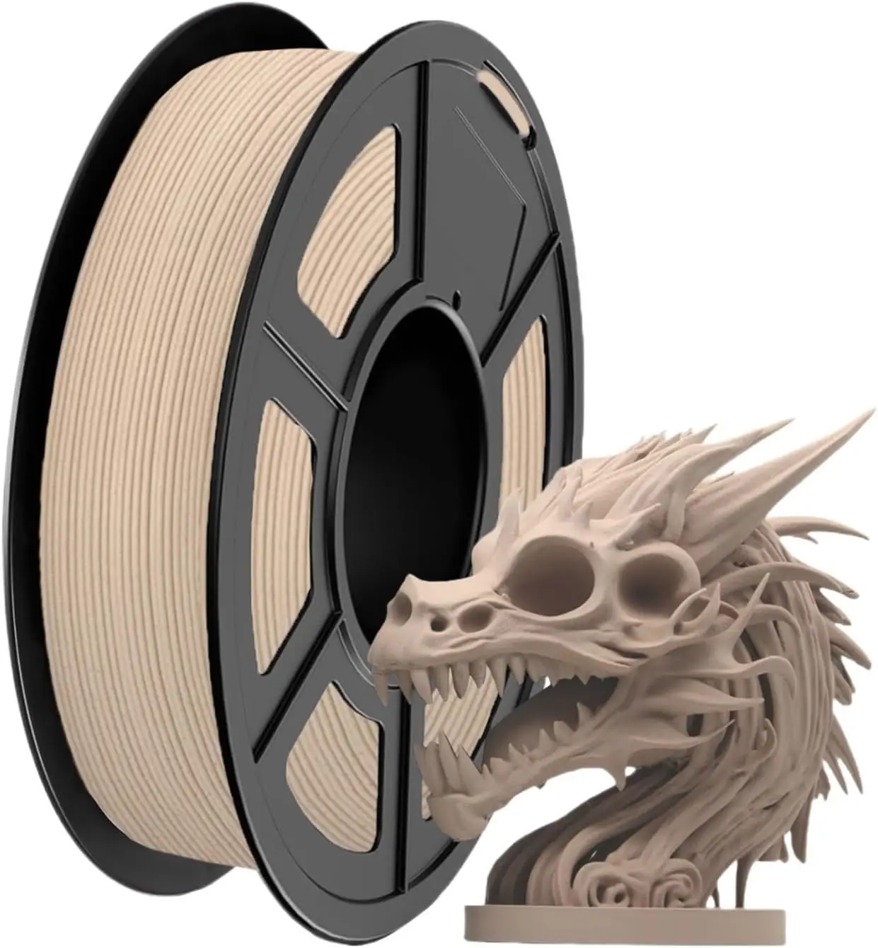 

Wood PLA 3D Printer Filament 1.75mm High Precision And Toughness 250g/500g Pack for 3D Printing Eco-Friendly Wood PLA Filament