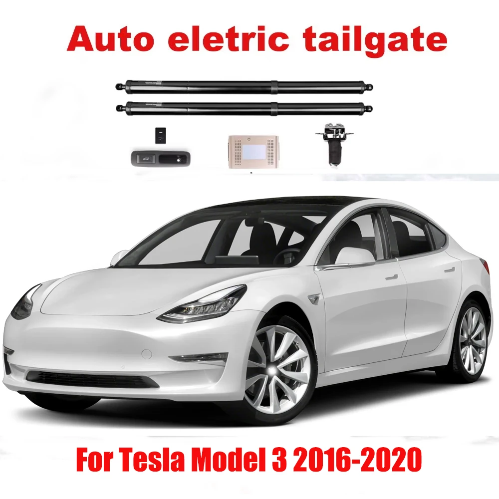 For For Tesla Model 3 2016-2020 Automatic Lifting Electric Tailgate Rear Door Lock Power Tailgate Refitted