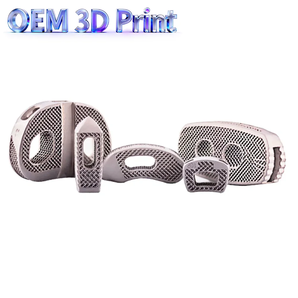Custom SLM Metal 3D-Printed Replacement Parts Stainless Steel Aluminum Titanium Alloy Components Rapid Prototyping of Complex