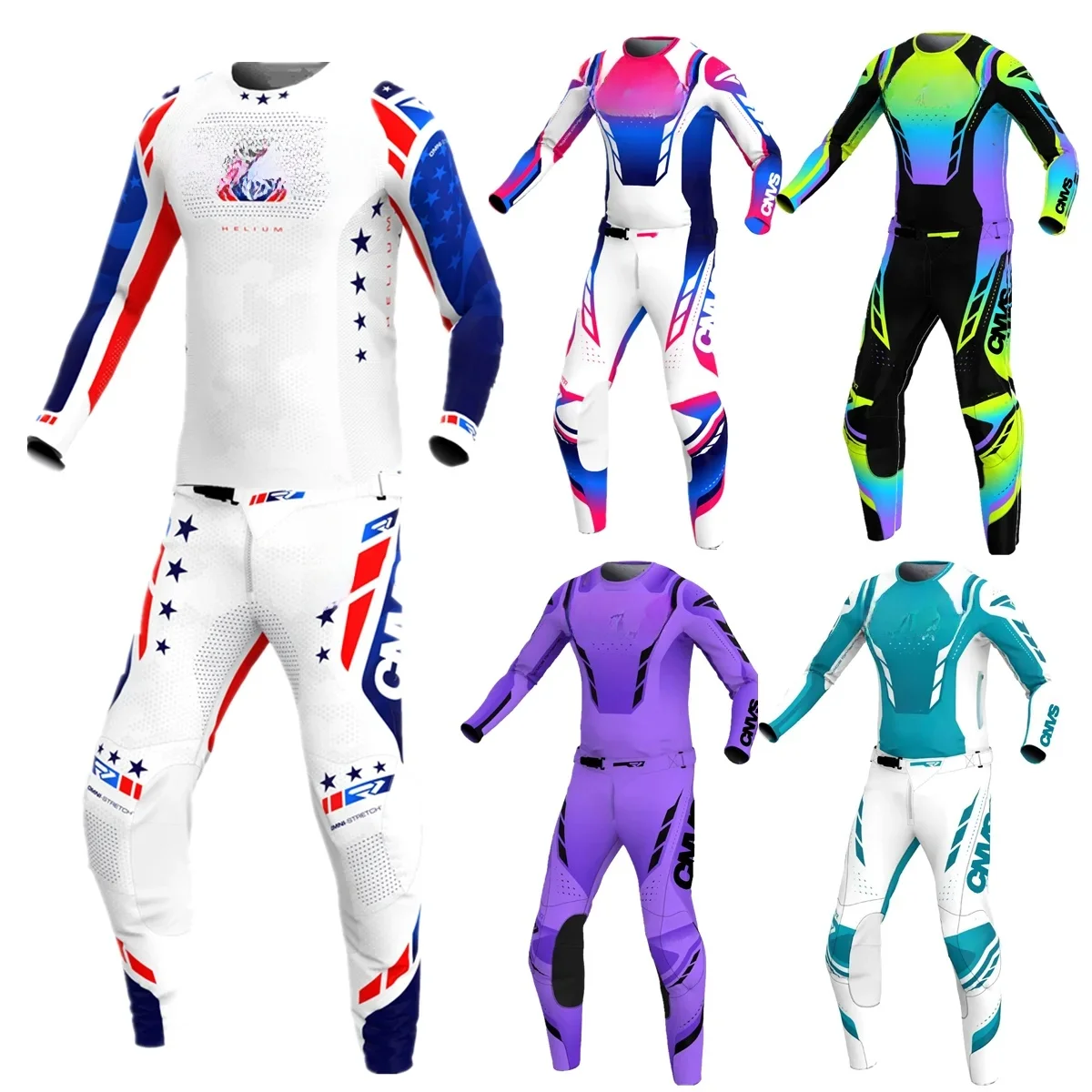 AliExpress cnvs 2025 Helium CNVS Motocross Gear Set Dirt Bike kit shift Moto Off Road Jersey And Pant Enduro Motorcycle Jersey Set